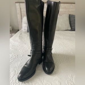 Chelsea & Violet Riding Boots Womens Size 7,5 M Black